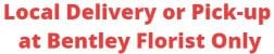 Local Delivery or Pick Up Only